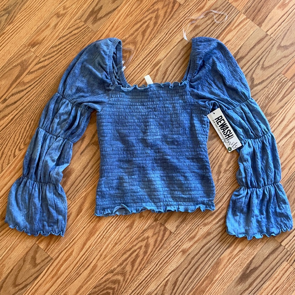 Rewash Denim Top
